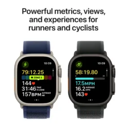Apple Watch Ultra 2 GPS + Cellular Natural Titanium Case med Navy Ocean band