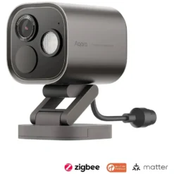 Aqara Camera Hub G5 Pro (PoE) – Övervakningskamera med inbyggd smart hem-hubb Grå