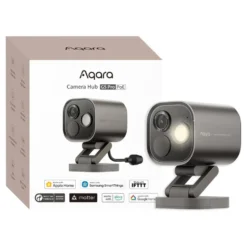 Aqara Camera Hub G5 Pro (PoE) – Övervakningskamera med inbyggd smart hem-hubb Grå