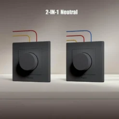 Aqara Dimmer Switch H2 EU – smart dimmer med vridreglage Grå