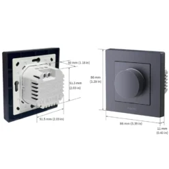 Aqara Dimmer Switch H2 EU – smart dimmer med vridreglage Grå