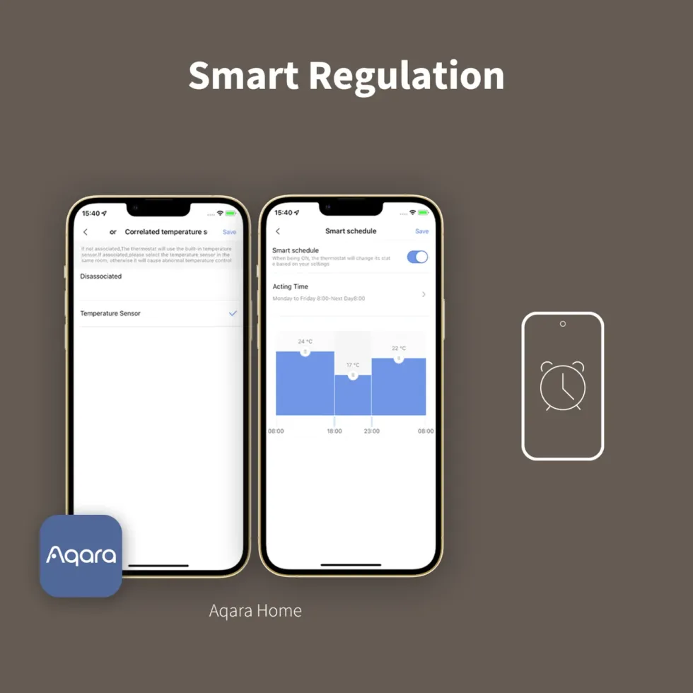Aqara E1 Smart Termostat för element