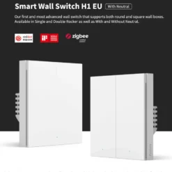Aqara Smart Wall Switch H1 Singel med neutralledare