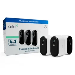 Arlo Essential 2 HD – Trådlös övervakningskamera 3-pack