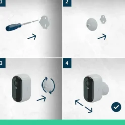 Arlo Essential 2 HD – Trådlös övervakningskamera 3-pack