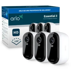 Arlo Essential 3 HD – Trådlös övervakningskamera 3-pack