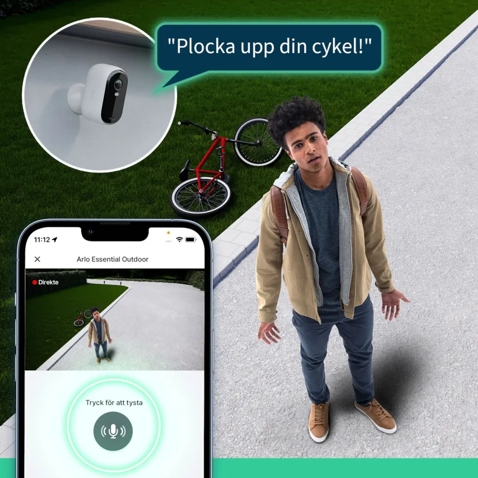 Arlo Essential HD XL Övervakningskamera 2-pack