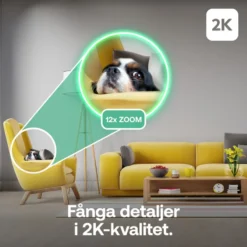 Arlo Essential 3 2K PTZ – Övervakningskamera inomhus 2-pack