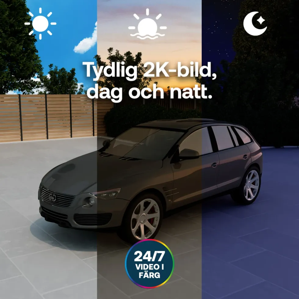 Arlo Essential 3 2K – Trådlös övervakningskamera 2-pack