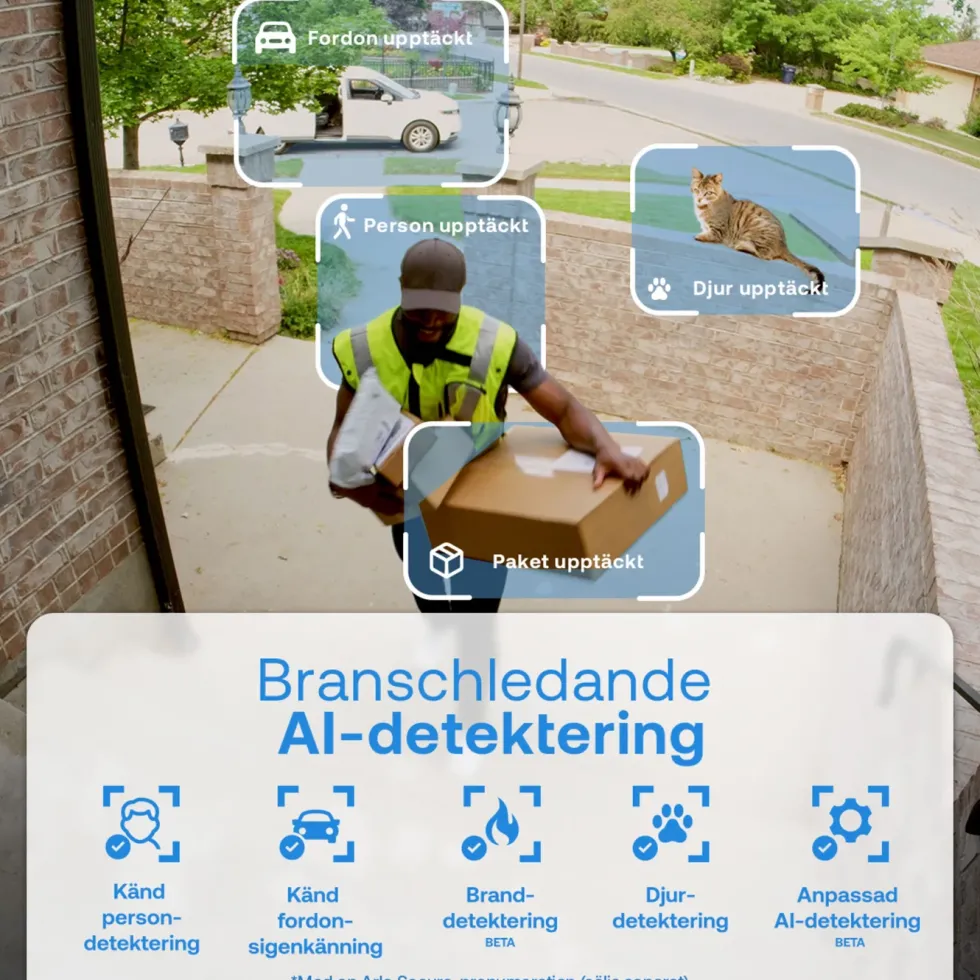 Arlo Essential 3 2K – Trådlös övervakningskamera 2-pack