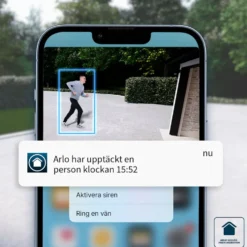 Arlo Essential 2K trådlös videodörrklocka med Chime 2
