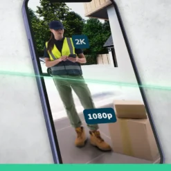 Arlo Essential 2K trådlös videodörrklocka med Chime 2