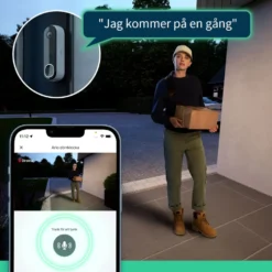 Arlo Essential 2K trådlös videodörrklocka med Chime 2
