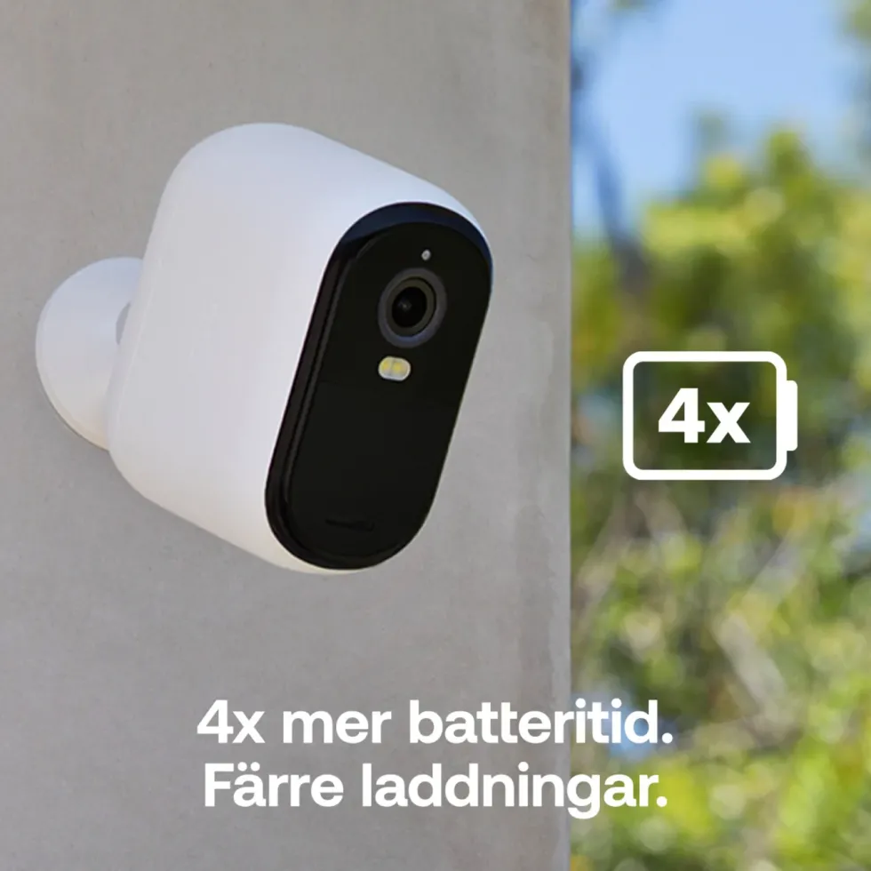 Arlo Essential 3 XL 2K – Trådlös övervakningskamera 2-pack