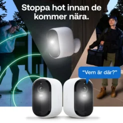Arlo Essential 3 XL 2K – Trådlös övervakningskamera 2-pack