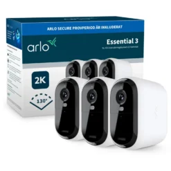 Arlo Essential 3 XL 2K – Trådlös övervakningskamera 3-pack