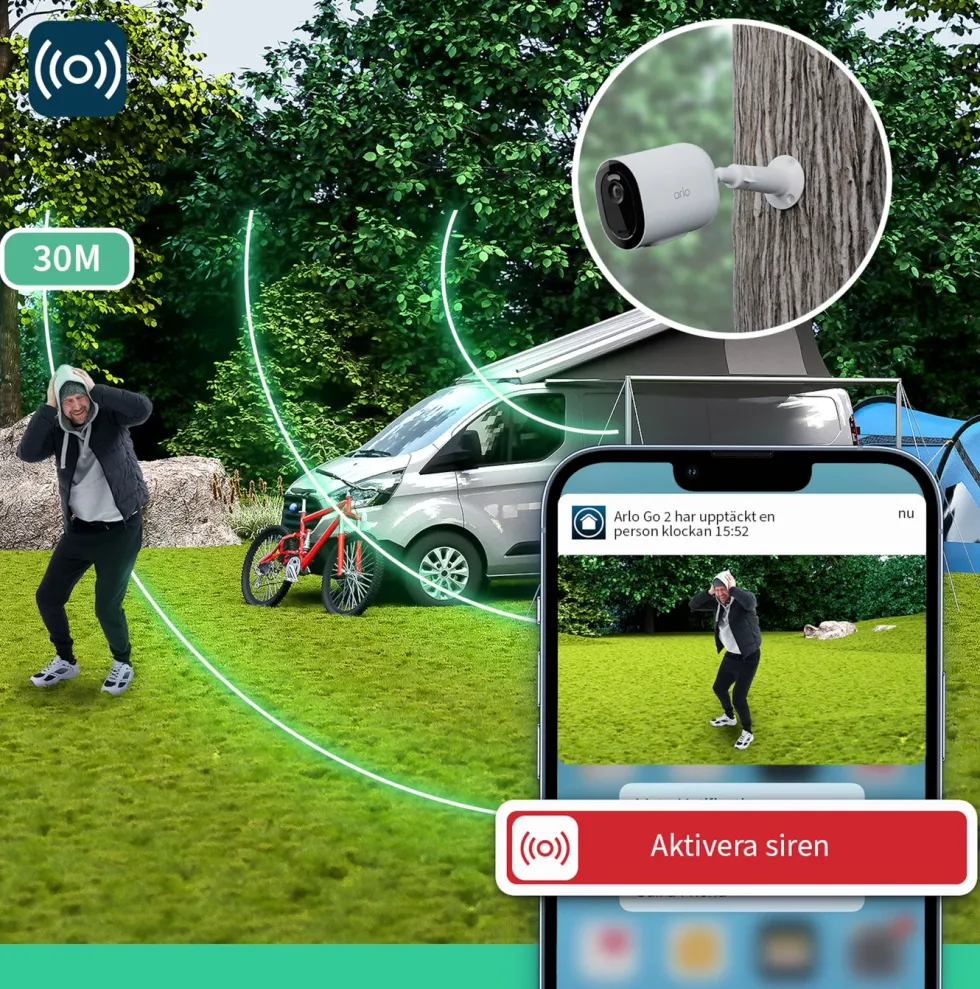Arlo Go 2 – 4G övervakningskamera
