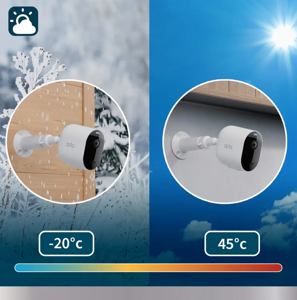 Arlo Pro 5 Spotlight – Trådlös övervakningskamera 2-pack