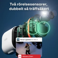 Arlo Ultra 3 4K – Trådlös övervakningskamera 3-pack