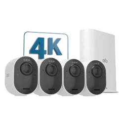 Arlo Ultra 2 Spotlight – Trådlös övervakningskamera 4-pack Vit