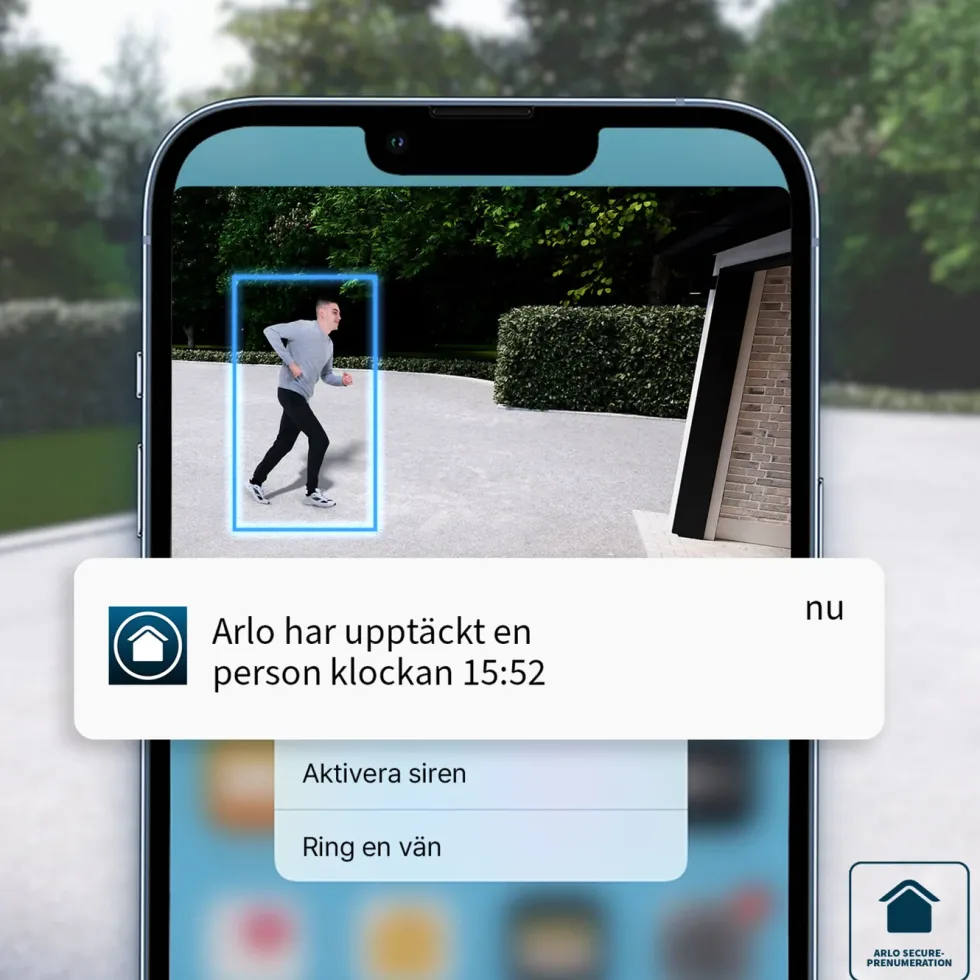 Arlo Ultra 2 Spotlight – Trådlös övervakningskamera 2-pack Svart