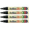 Artline Märkpenna 70 Svart 4-pack