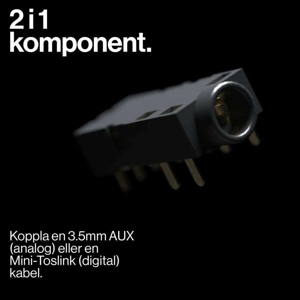 Atonemo Streamplayer nätverksstreamer Svart