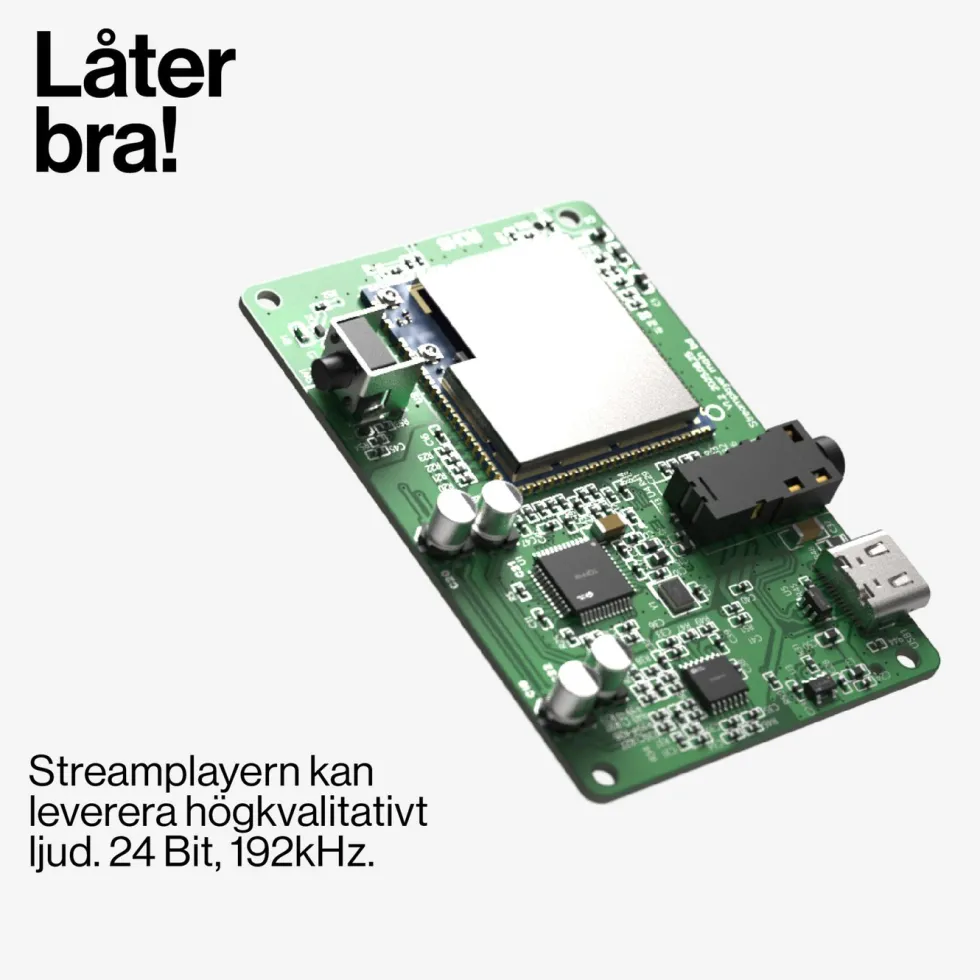 Atonemo Streamplayer nätverksstreamer Svart
