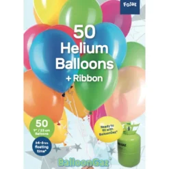 Ballonger i mixade färger 50-pack