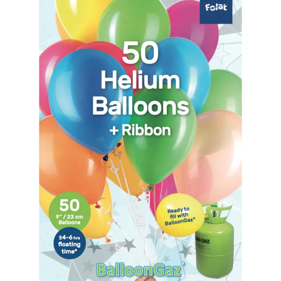 Ballonger i mixade färger 50-pack