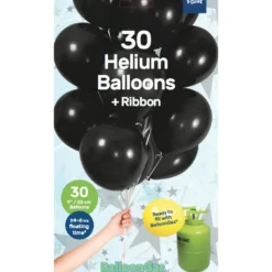 Ballonger 30-pack Svart
