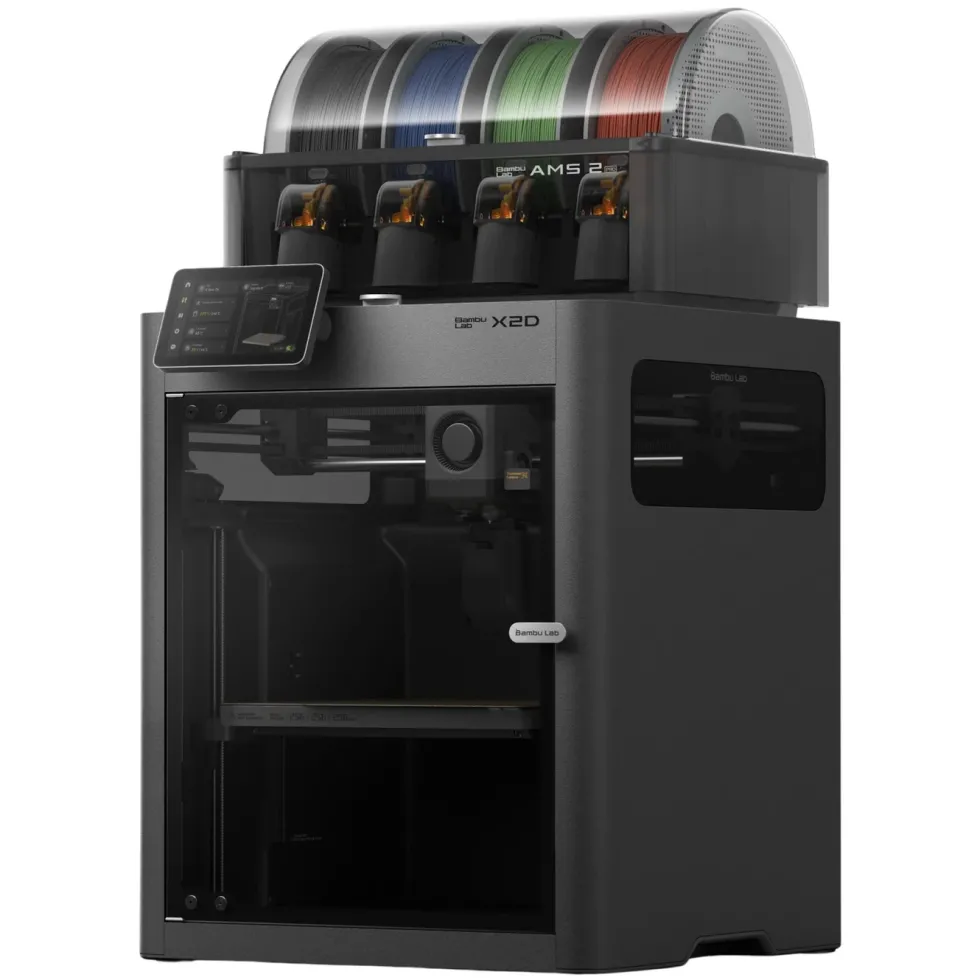 Bambu Lab X2D AMS Combo 3D-skrivare
