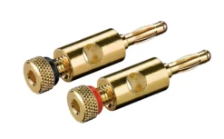 Banankontakt 4 mm Röd