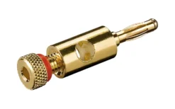 Banankontakt 4 mm Röd