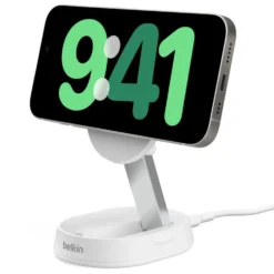 Belkin BoostCharge Pro Laddställ med Qi2 15 W Vit