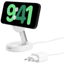 Belkin BoostCharge Pro Laddställ med Qi2 15 W Vit