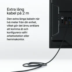 Belkin USB-C-kabel till Displayport 8K/60 Hz 2 m