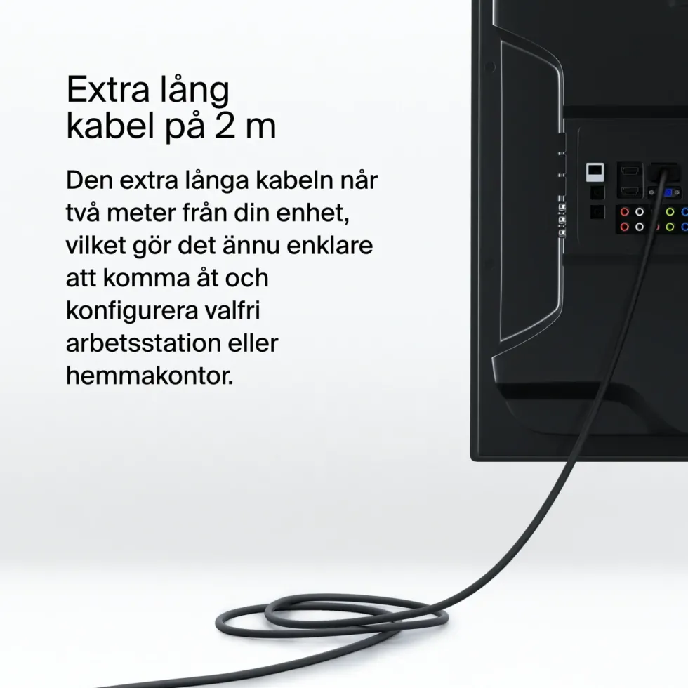 Belkin USB-C-kabel till Displayport 8K/60 Hz 2 m