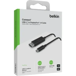 Belkin USB-C-kabel till Displayport 8K/60 Hz 2 m