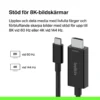Belkin USB-C till HDMI-kabel 8K/60 Hz 2 m