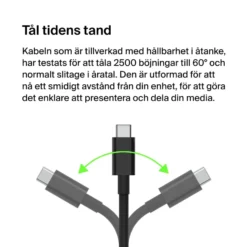Belkin USB-C till HDMI-kabel 8K/60 Hz 2 m