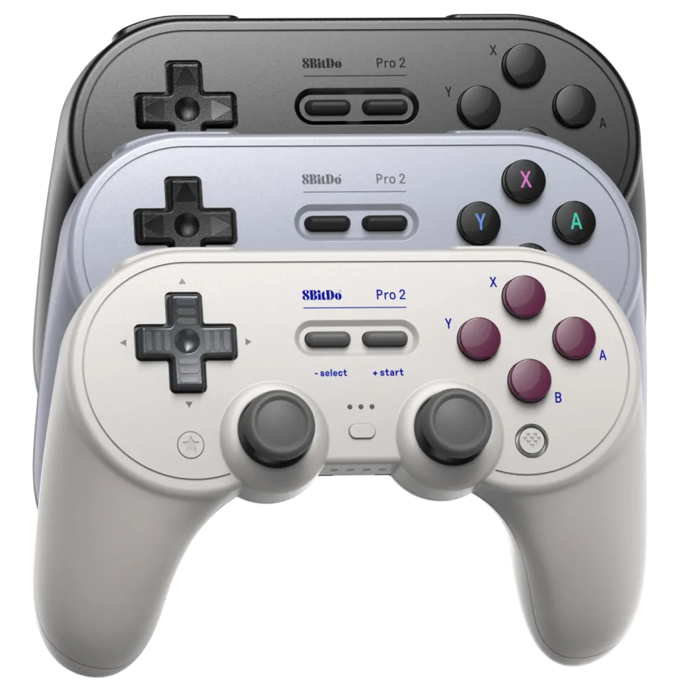 8Bitdo Pro 2 Bluetooth Hall Edition Handkontroll Grey