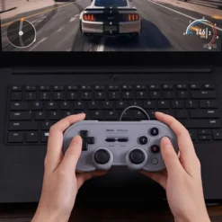 8Bitdo SN30 Pro Handkontroll med USB-anslutning Grå