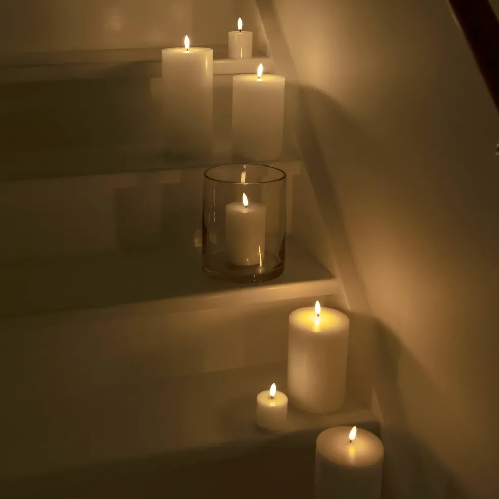 Blockljus LED utomhus 2-pack