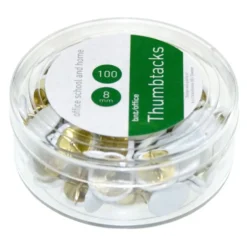 BNT Office Häftstift vita 100-pack