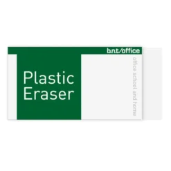 BNT Office Radergummi vitt 2-pack