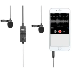 Boya BY-M1DM Dubbla myggor för mobilen eller kameran