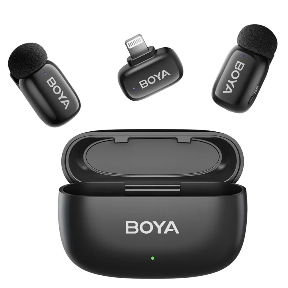 Boya mini 2 trådlöst mikrofonsystem för iPhone