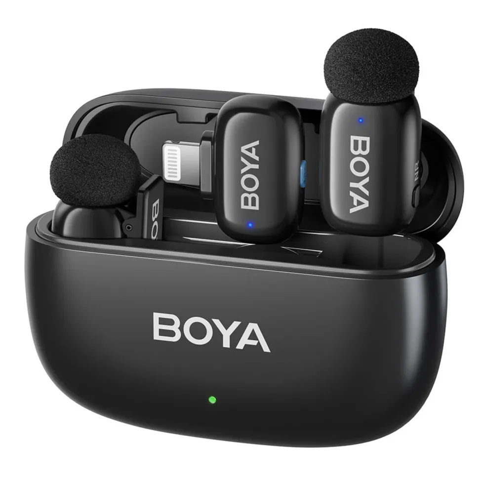 Boya mini 2 trådlöst mikrofonsystem för iPhone