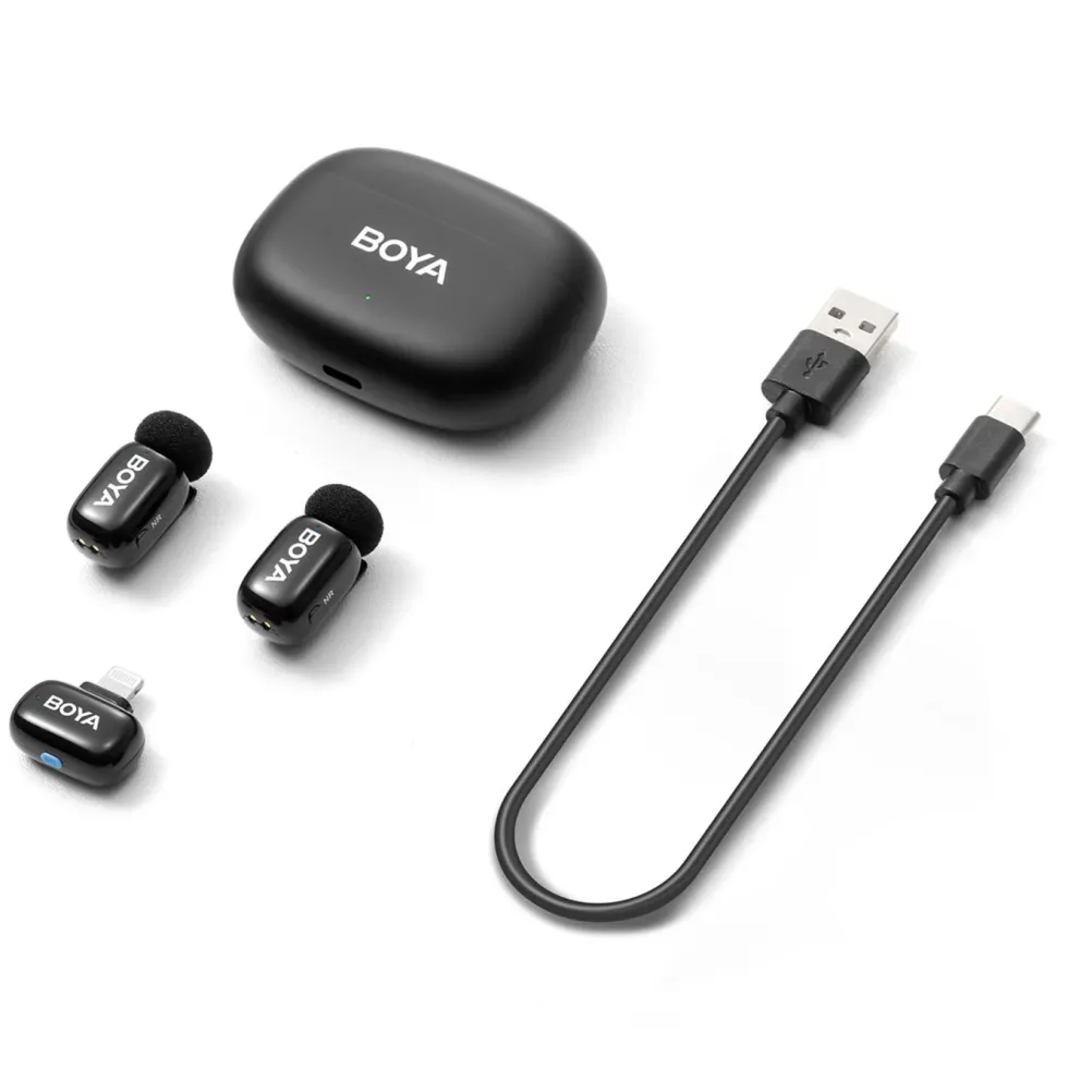 Boya mini 2 trådlöst mikrofonsystem för iPhone